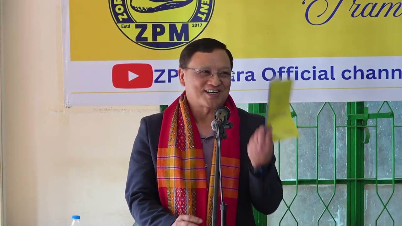 Pu Nemtea, ZPM Vice President Thusawi || Siaha mithar lawmluh prog.