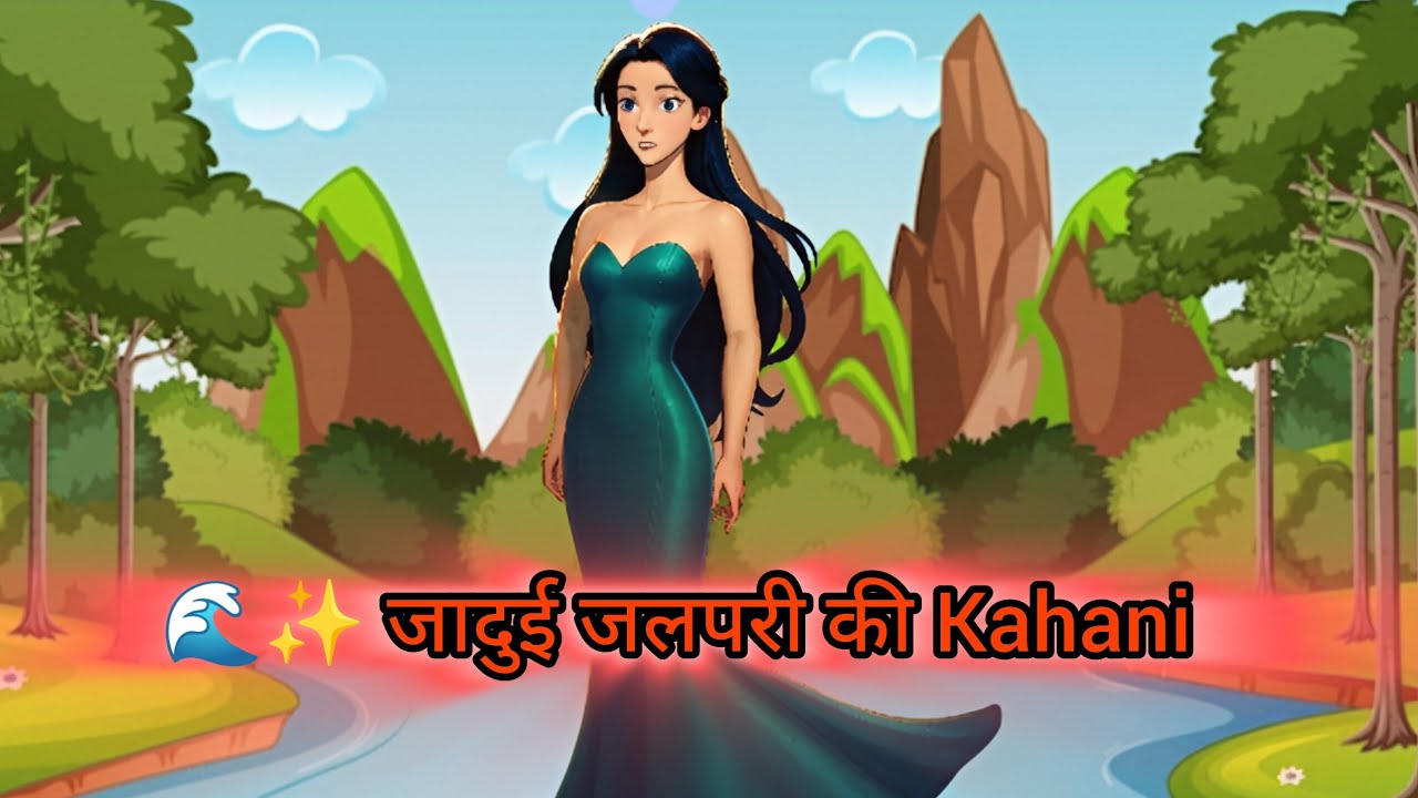 🌊🧜‍♀️ जंगल की जलपरी | Hindi Cartoon Kahani | Magical Story 2025 ✨