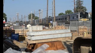 LIRR - New Hyde Park - Construction Progress at Covert Ave