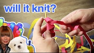 WILL IT KNIT? Knitting With Paper