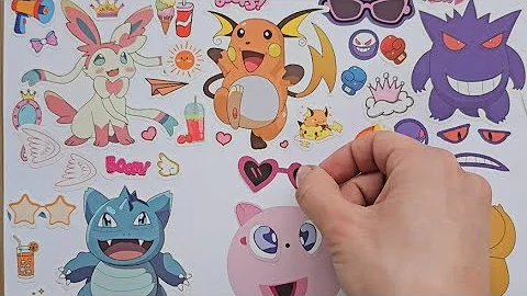 Coloring Fun! Watch This Color Come to Life 🌈✨️ #sticker #cute #cutebaby #fypシ #stickers #forkids