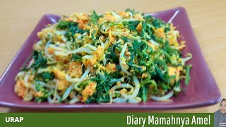 Cara Membuat Urap Daun Kenikir yang Mudah, Enak dan Lezat Cocok untuk Camilan atau Lauk !