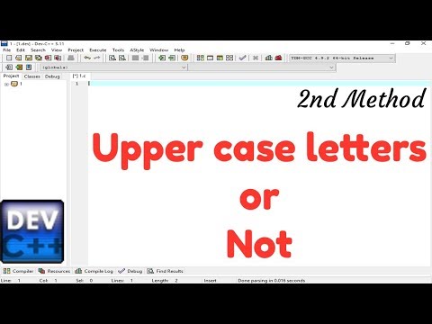 2nd method for check entered letter is Upper case letter or Not