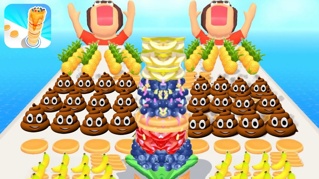 PANCAKE RUN 🥞💕 All Levels (40-42) Gameplay Walkthrough Android, iOS NEW UPDATE