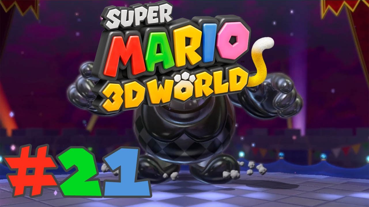 Let's Play Super Mario 3D World #21 - Boss Blubbarrio - YouTube