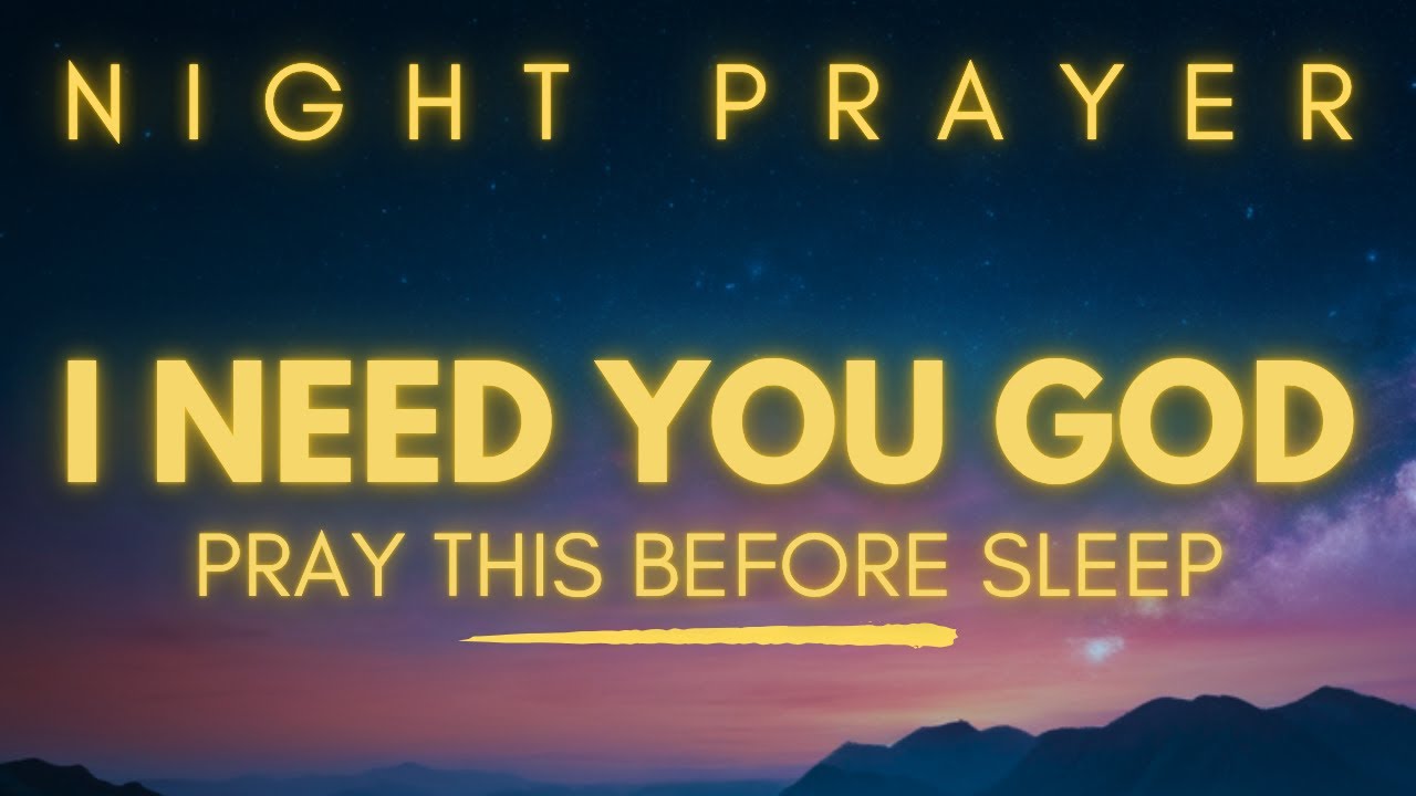 Hold My Hand Lord | Peaceful Night Prayer Before Going To Sleep