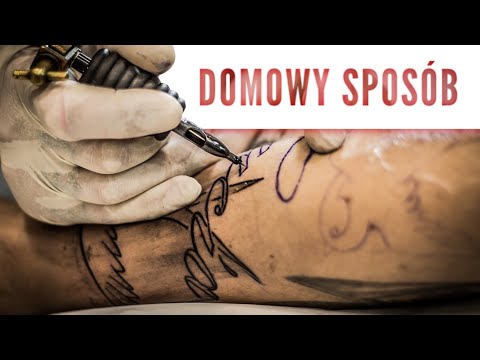 Domowy sposób na odbijanie wzoru tatuażu