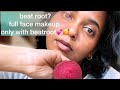 full face | beat root makeup 💕tutorial | no harsh just be natural #makeup #beatrootmakeup