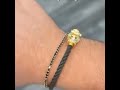 4CT Men's Natural Black Diamond Tennis Bracelet in 14K Solid Gold | By Gem Jewelers Co