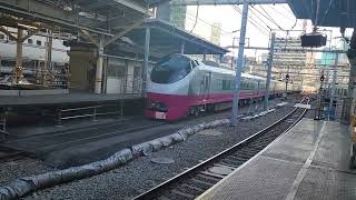 E657系のK12編成(赤色塗装)によるときわ70号の発車シーンin東京駅
