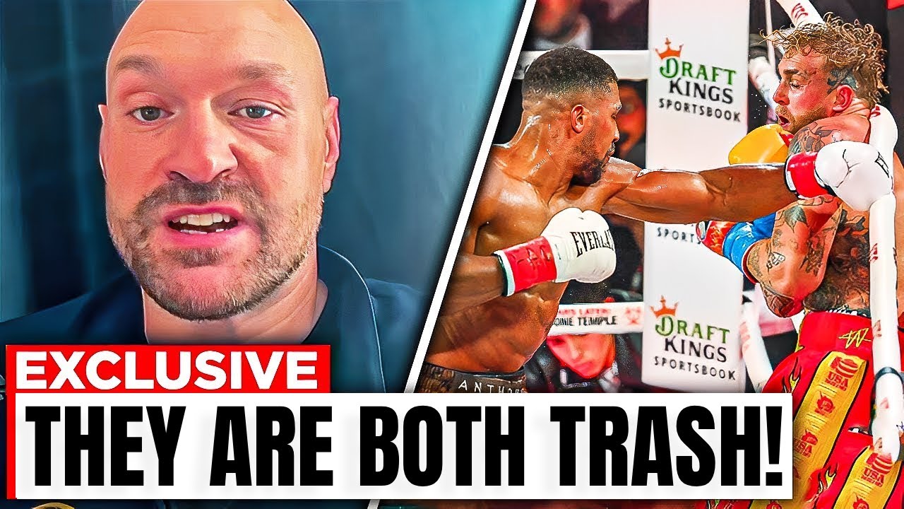 ПЕРВАЯ РЕАКЦИЯ Тайсона Фьюри на нокаут в бою Джошуа против Джейка Пола!