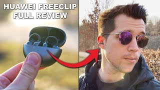 HUAWEI FreeClip Review  The best OpenFit Earbuds 2024!