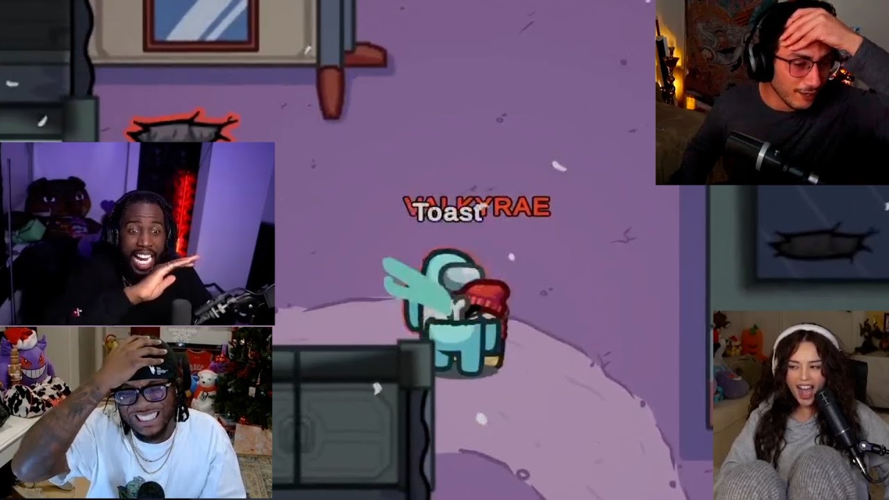 (MULTI POV) The most CHAOTIC GAMES in AMONG US HISTORY (?)