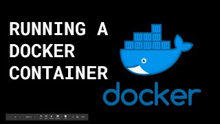 Lecture 3 - Running a docker container