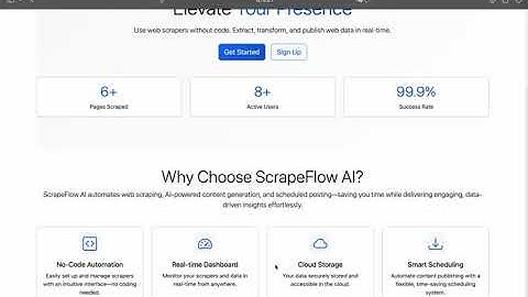 ScrapeFlow AI - Extract. Transform. Publish.