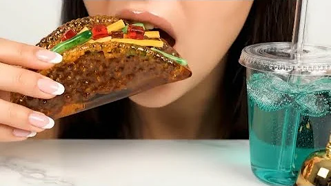 Oddly Satisfying | Glass Fries & Fast Food AI ASMR Eating & Cutting Video 