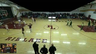 Rib Lake vs. Chequamegon | High School Boys' Varsity Basketball | Senior Night screenshot 3