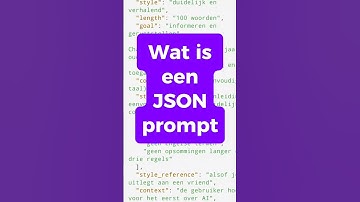 Gestructureerd prompten met Json