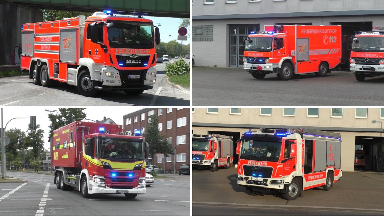[GROßEINSATZ & ÜBERÖRTLICHE HILFE🚨] Neue HLFs , ATF DO uvm.🚒》Feuerwehr Bottrop》Einsatzfahrten
