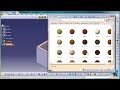 Catia part design  apply material