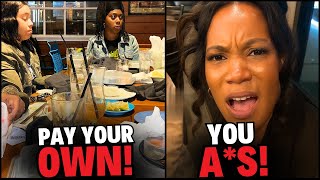 Famous Entitled Woman FAILS To Make Friends PAY For Her Expensive Dinner! Net Worth
