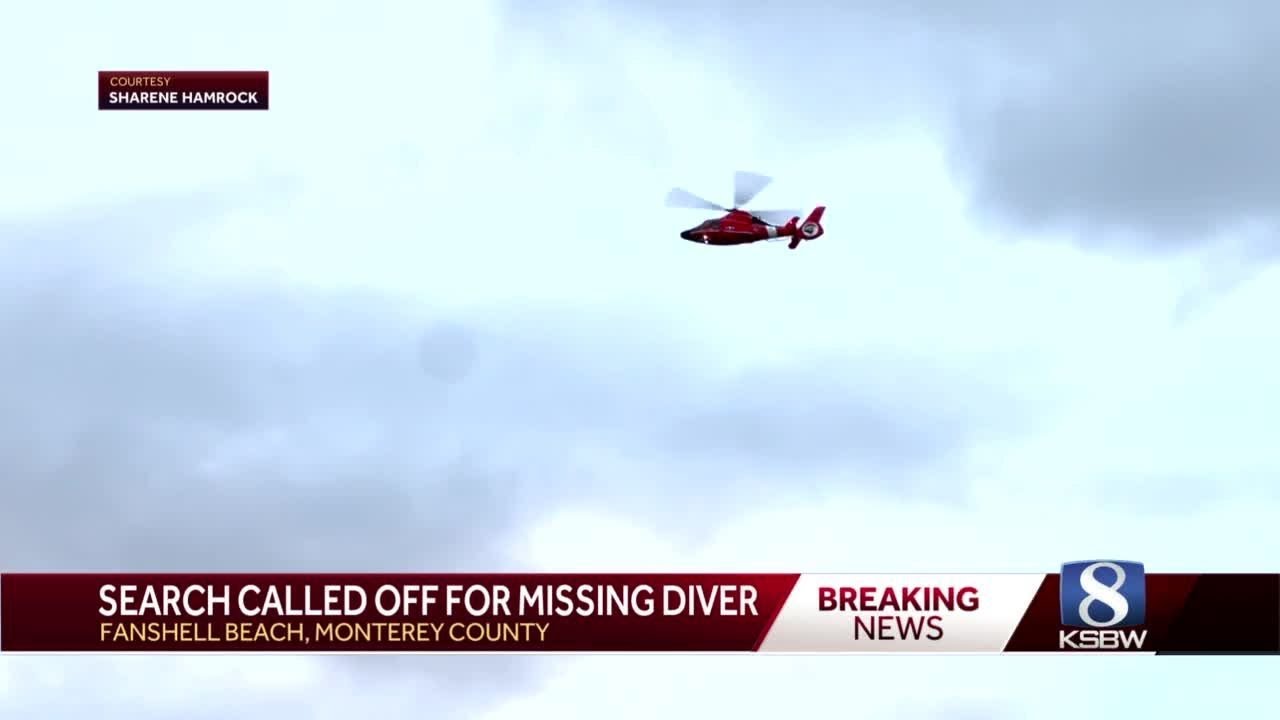 Coast Guard suspends search for missing diver off Fanshell Beach - YouTube