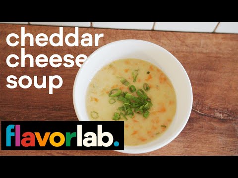 Vidéo: Soupe Au Cheddar