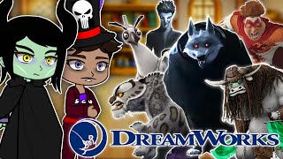 Disney Villains React To Dreamworks Villains | Gacha React