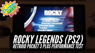 Retroid Pocket 3 Plus Performance Test - Rocky Legends (PS2)