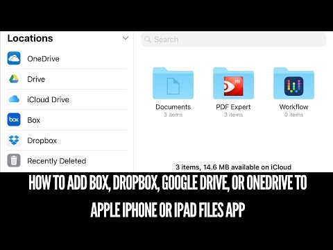 How to Add Box, Dropbox, Google Drive, or OneDrive to Apple Files App