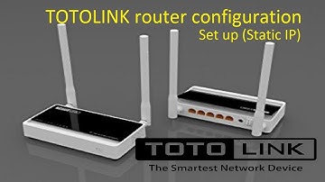 How to Setup TOTOLINK Wireless Router N300RT  | TOTOLINK N300RT Setup (Static IP)