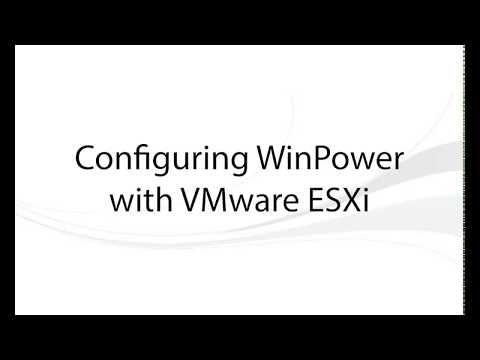 Winpower for VMware ESXi
