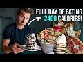 2400 Calorie Flexible Dieting Full Day of Eating!