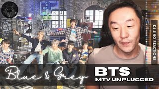 DJ REACTION to KPOP - BTS PERFORMS BLUE & GREY MTV UNPLUGGED