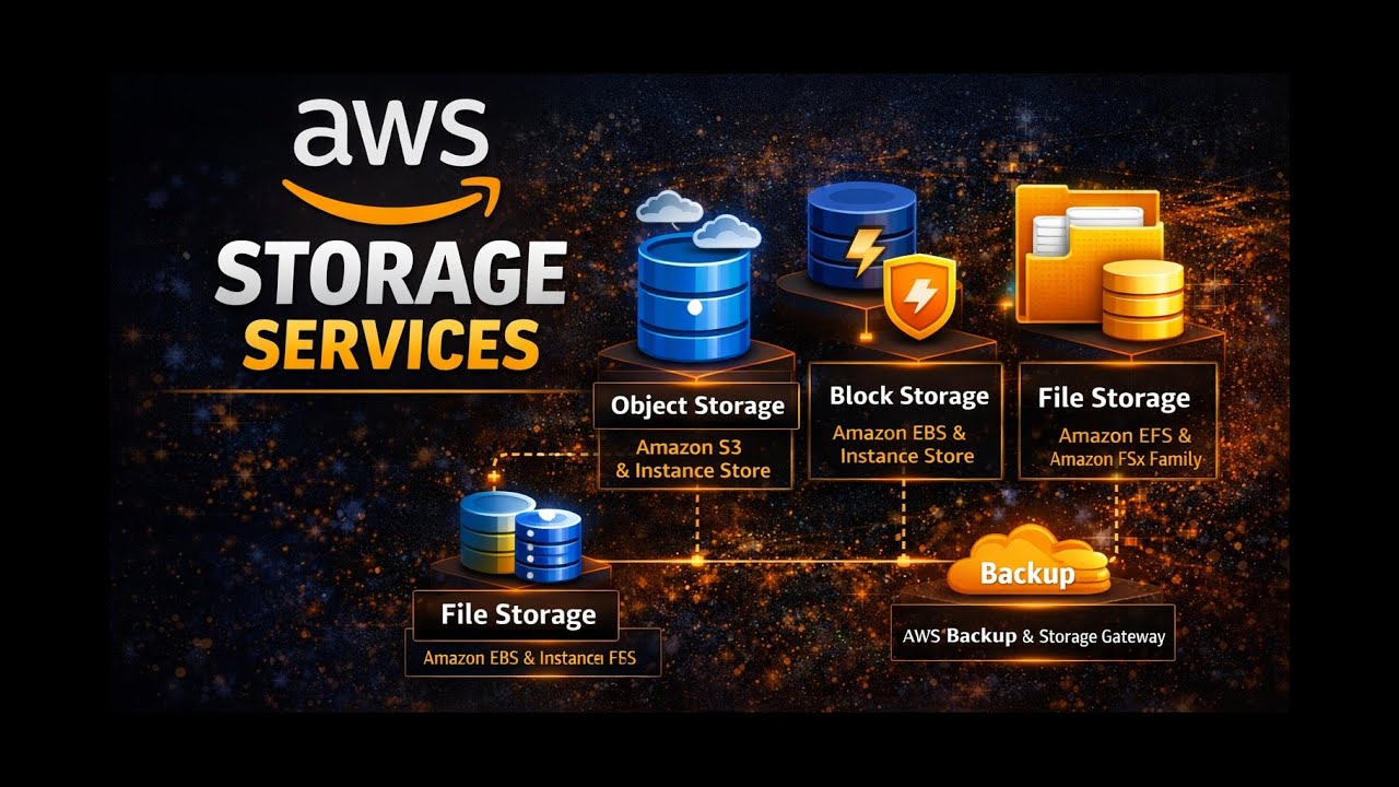 Part 2 - Identify AWS storage services - YouTube