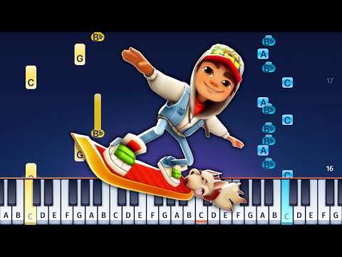 Subway Surfers - Piano Tutorial
