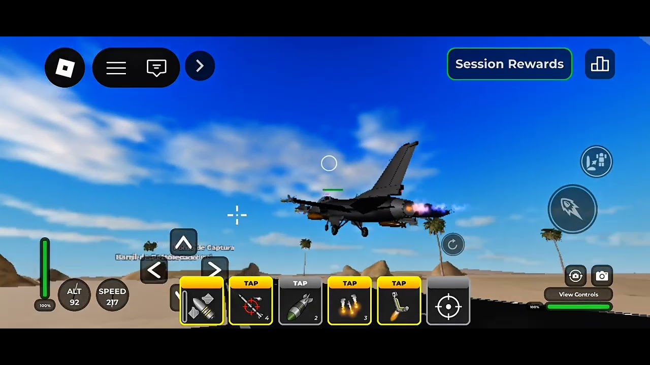 Tutorial como pousar no war tycoon