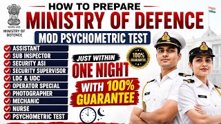 How to Pass MOD Psychometric Test in One Night? | Latest MOD Test Experiences 2026| 100% Preparation