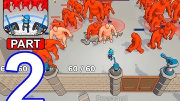 Build Defense   Gameplay Walkthrough Part 2 Stick War Army Commander Tower Defense Android, iOS