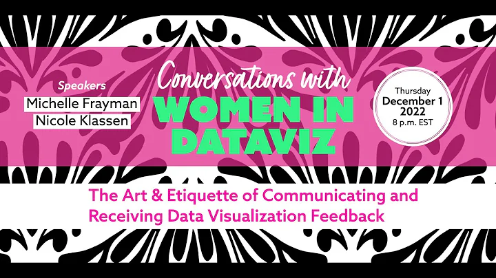 Conversations with Women in Dataviz 12/1/2022