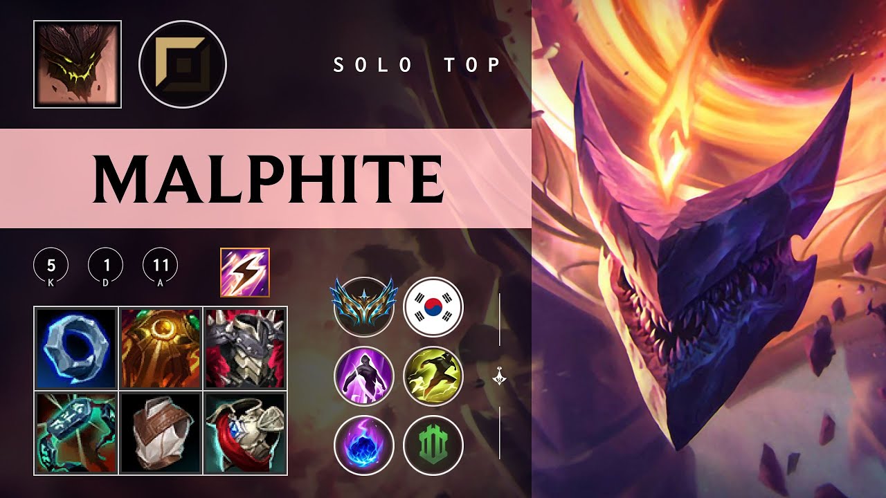 Malphite Top vs Jax - KR Challenger Patch 26.01