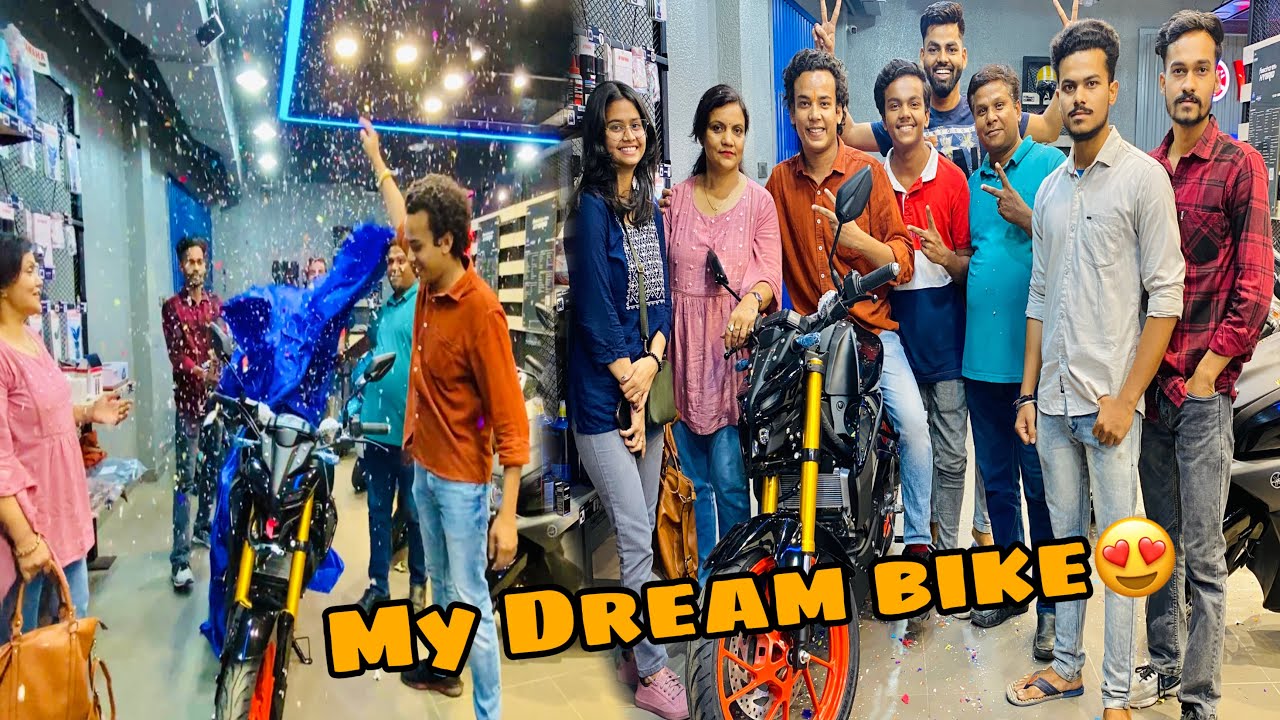 FINALLY Taking Delivery of my new MT-15 Bike😍 I @yamahaglobal🥳#mt15