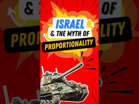 Israel & the myth of proportionality #israel #war #shorts
