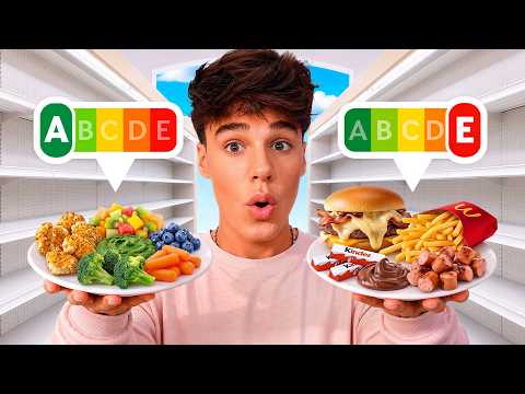 I Survived 2 Days On Only A vs. E Nutriscore Foods