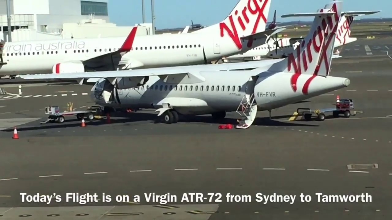 Virgin ATR72 Flight Sydney Tamworth YouTube Virgin ATR72 Flight Sydney Tamworth YouTube