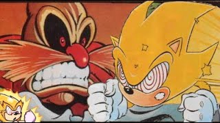 Fleetway Super Sonic Punches Robotnik