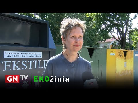 Pastatyta dar 60 tekstilės atliekoms skirtų konteinerių