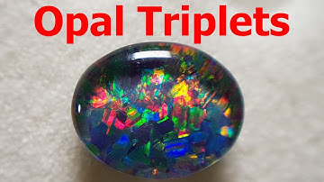 What Is An Opal Triplet? What Are They For? What Are They Worth? Close Look At Opal Triplets.