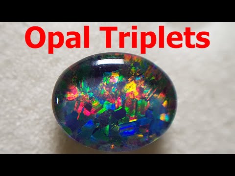 What Is An Opal Triplet? What Are They For? What Are They Worth? Close Look At Opal Triplets.