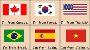 Countries Song Where Are You From (No Monologue)